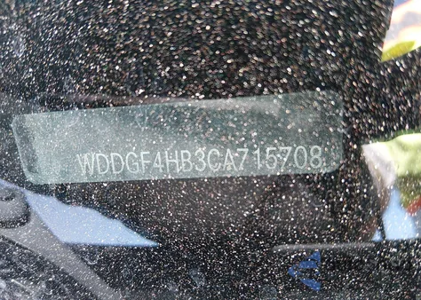 2012 Mercedes-Benz C 250 Sport from USA, damaged, VIN WDDGF4HB3CA715708